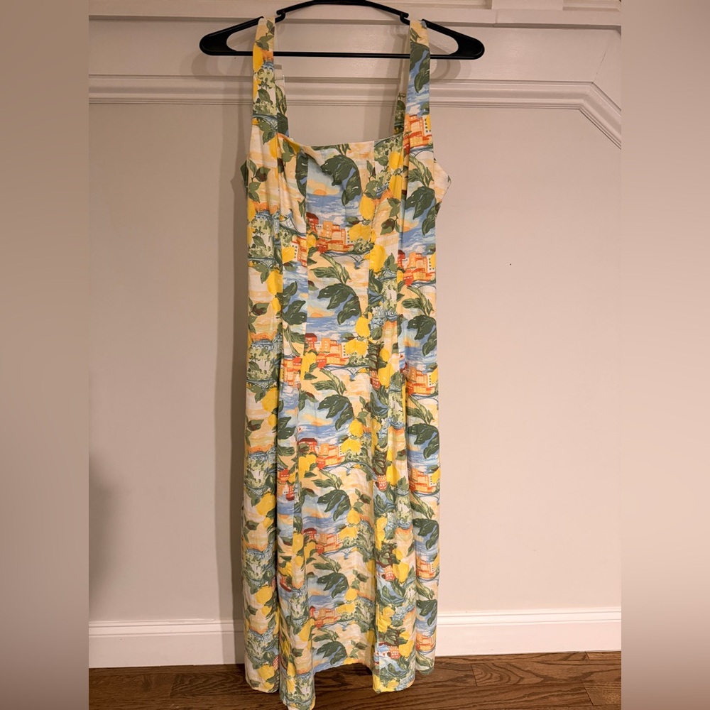 Abercrombie and Fitch Mila Stretch Midi Dress